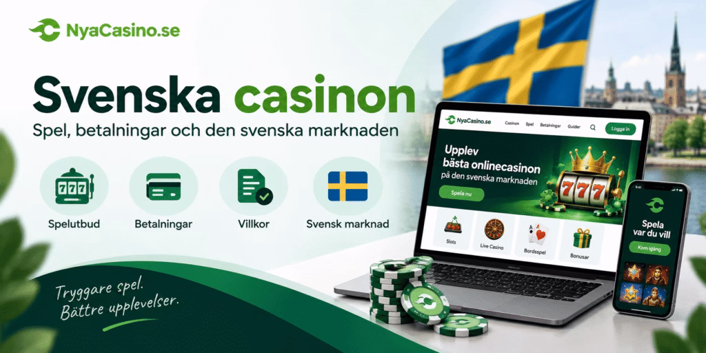 Svenska casino på den svenska marknaden